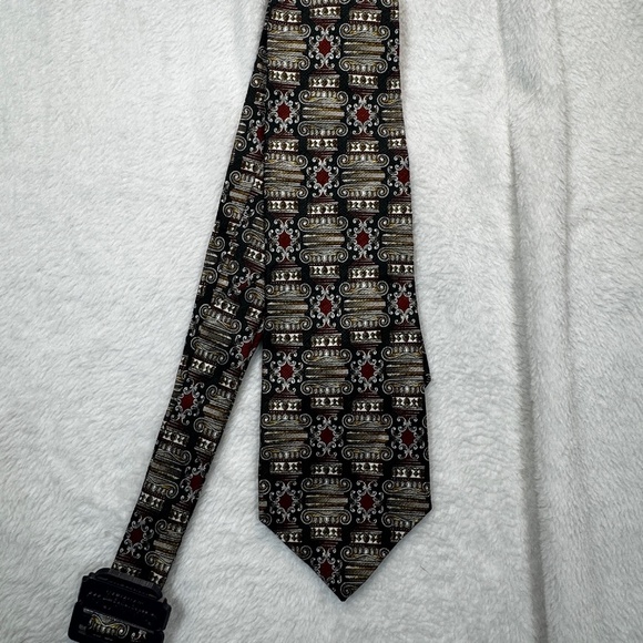 Christian Dior monsieur Mens Necktie 100% Silk Vintage Y2K Business - Picture 1 of 8